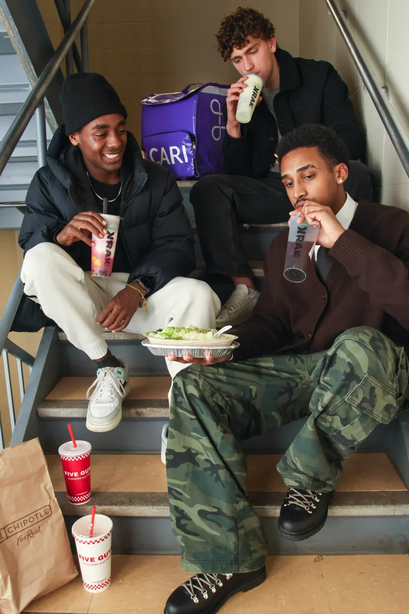 Campus food ready for delivery